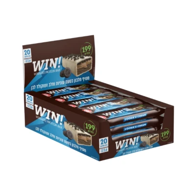 חטיף חלבון ווין 12 יח׳ | Win Protein Bar