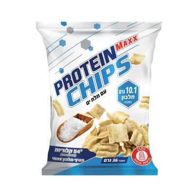 צ׳יפס חלבון פרוטאין מקס 36 גרם 10 י״ח | Protein Maxx Chips